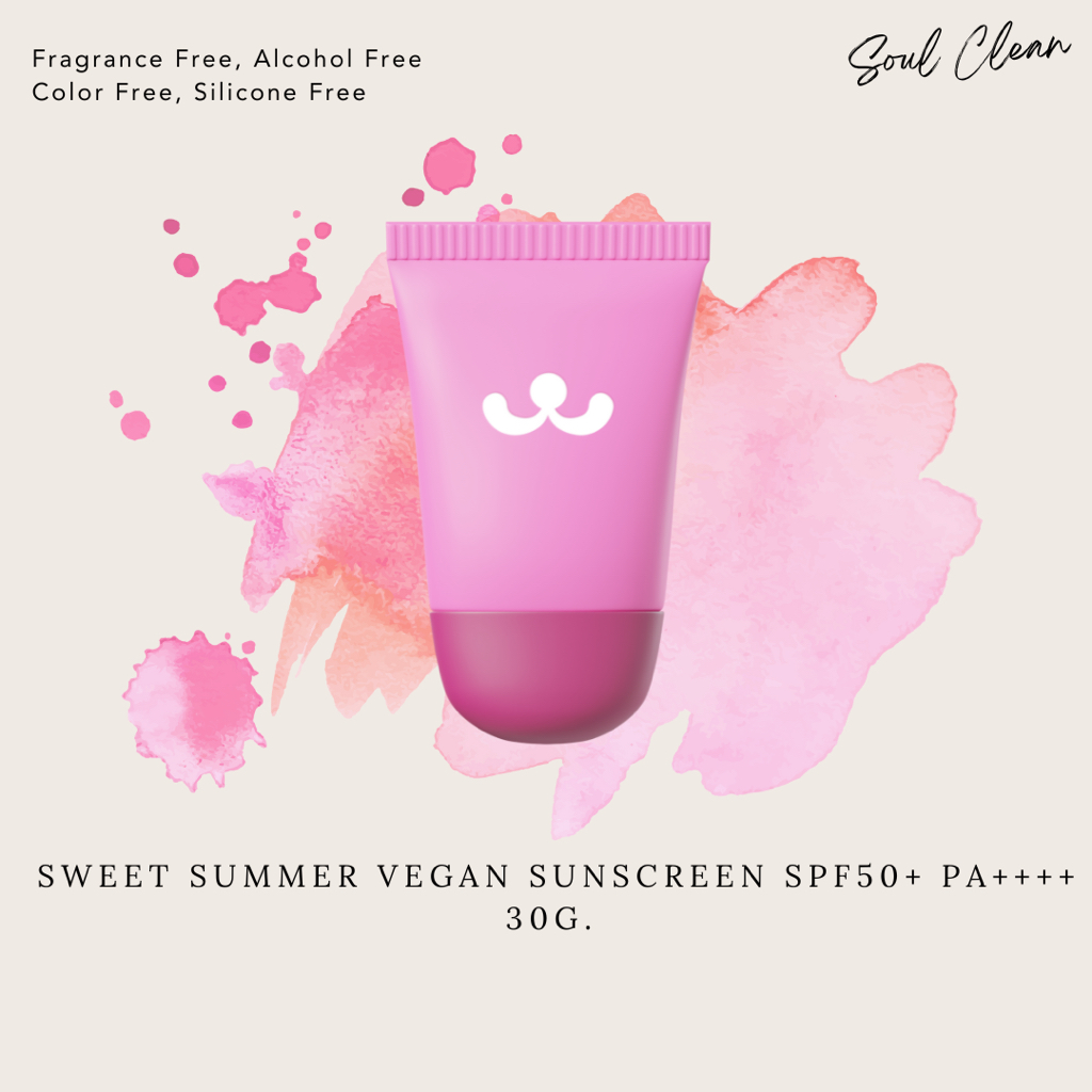 (ตัวแทน) ส่งฟรี กันแดดแมวชมพู Foresta Sweet Summer Vegan Sunscreen SPF 50+ PA++++ 30g.