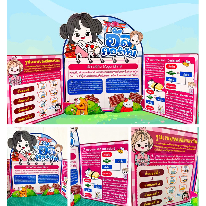 สื่อการสอนวิชาเทคโนโลยีวิทยาการคำนวณ มารู้จักกับอัลกอริทึม
