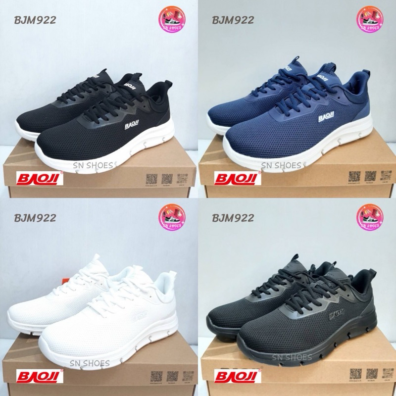 รองเท้าผ้าใบBAOJI เเท้100% BJM 922 รองเท้าผ้าใบผู้ชาย ไซร้ 41-45(รุ่นใหม่)