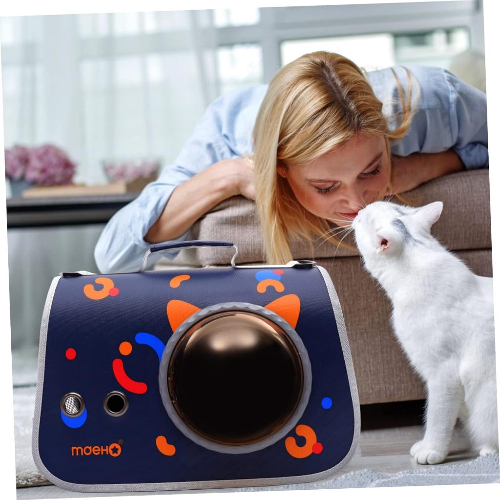 🐱พร้อมส่ 🐶กระเป๋าแบบพกพาสัตว์เลี้ยง กระเป๋าสะพายสุนัขและแมว  ระบายอากาศได้ พับเก็บได้ หน้าต่างกันสาด เพิ่มความหนา