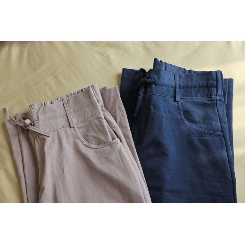 กางเกงเอวสม็อค ป้าย Pradap (ประดับ)