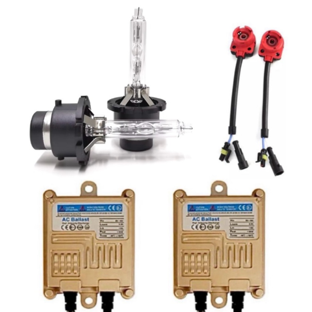 King-Carmateชุดหลอดไฟหน้ารถยนต์ D2C XENON 55W หลอดไฟ+บัลลาสต์+ซ็อกเก็ต เป็นชุด1คู่ สินค้าขายดี พร้อม