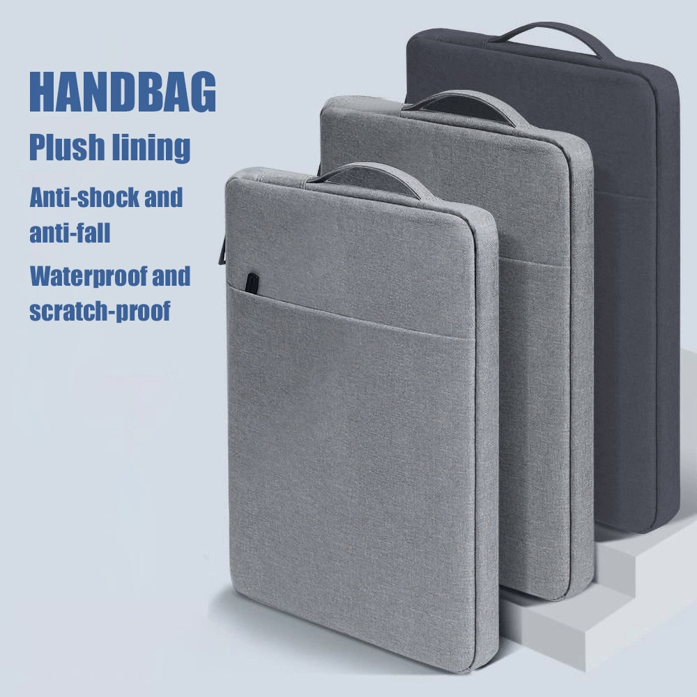 กระเป๋าใส่แท็บเล็ตขนาด 11/14/15.6 นิ้ว ซิปกันน้ำและพกพาได้ ใช้งานได้กับ iPad/MacBook และแท็บเล็ตอื่นๆ-XF