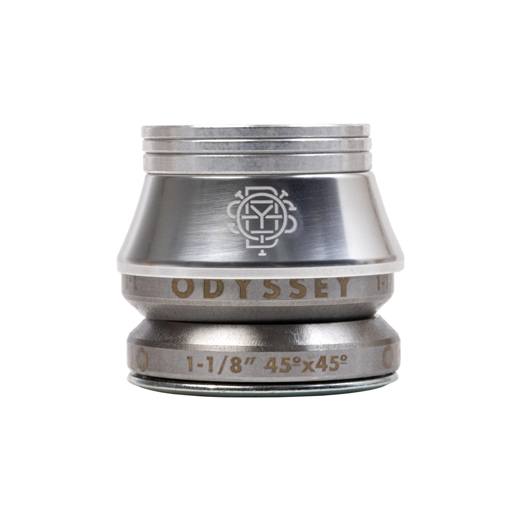 ถ้วยคอฝั่ง สำหรับจักรยาน BMX ชนิด INTEGRATED Odyssey Pro Conical Headset Polished