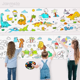 Jarmelo (Joan Miro) กระดาษวาดรูประบายสี Sticky Coloring Poster ของเล่นเสริมพัฒนาการเด็ก 3 ขวบขึ้นไป