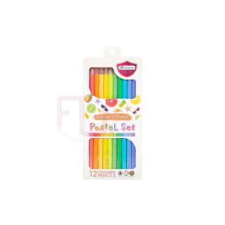 สีไม้พาสเทล สีไม้มาสเตอร์อาร์ต12 สี / 50 สี รุ่นพาสเทล PASTEL Collection Master Art/ 1 กล่อง