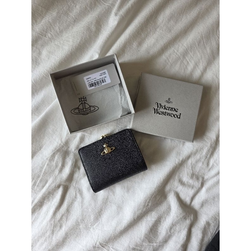 vivienne westwood 25SS WALLET FR PKT (5115002XW S0021 N402) (Saffiano Frame Pocket Wallet)