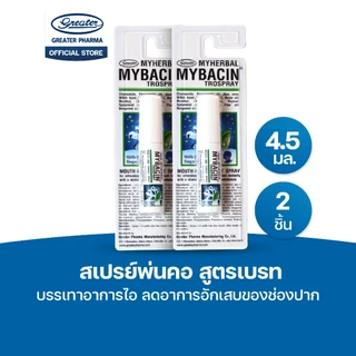 สเปรย์พ่นคอ สูตรเบรท บรรเทาอาการไอ ลดอาการอักเสบของช่องปาก ขนาด4.5 มล.