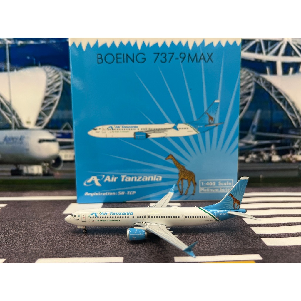 Phoenix Model [PH1946] 1:400 Air Tanzania 737-9max 5H-TCP