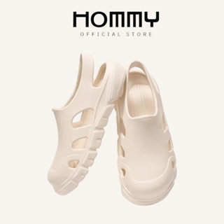 Hommy_SHOES รองเท้าแตะ (ชาย-หญิง) กันลื่น ลําลอง พื้นหนา พื้…