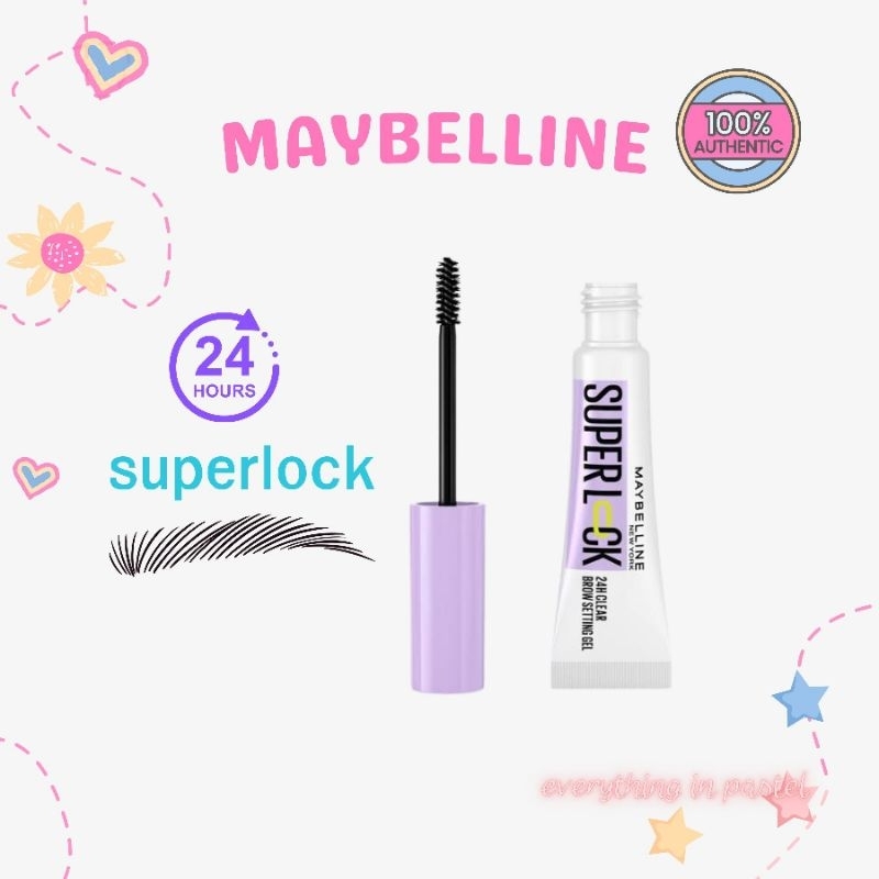 [A053] Maybelline superlock brow setting gel