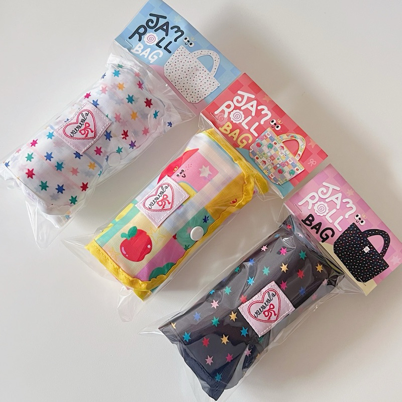 กระเป๋าช้อปปิ้ง กระเป๋าใส่ของพับได้ ใบใหญ่จุได้เยอะ Jamroll Bag (Vavavala)