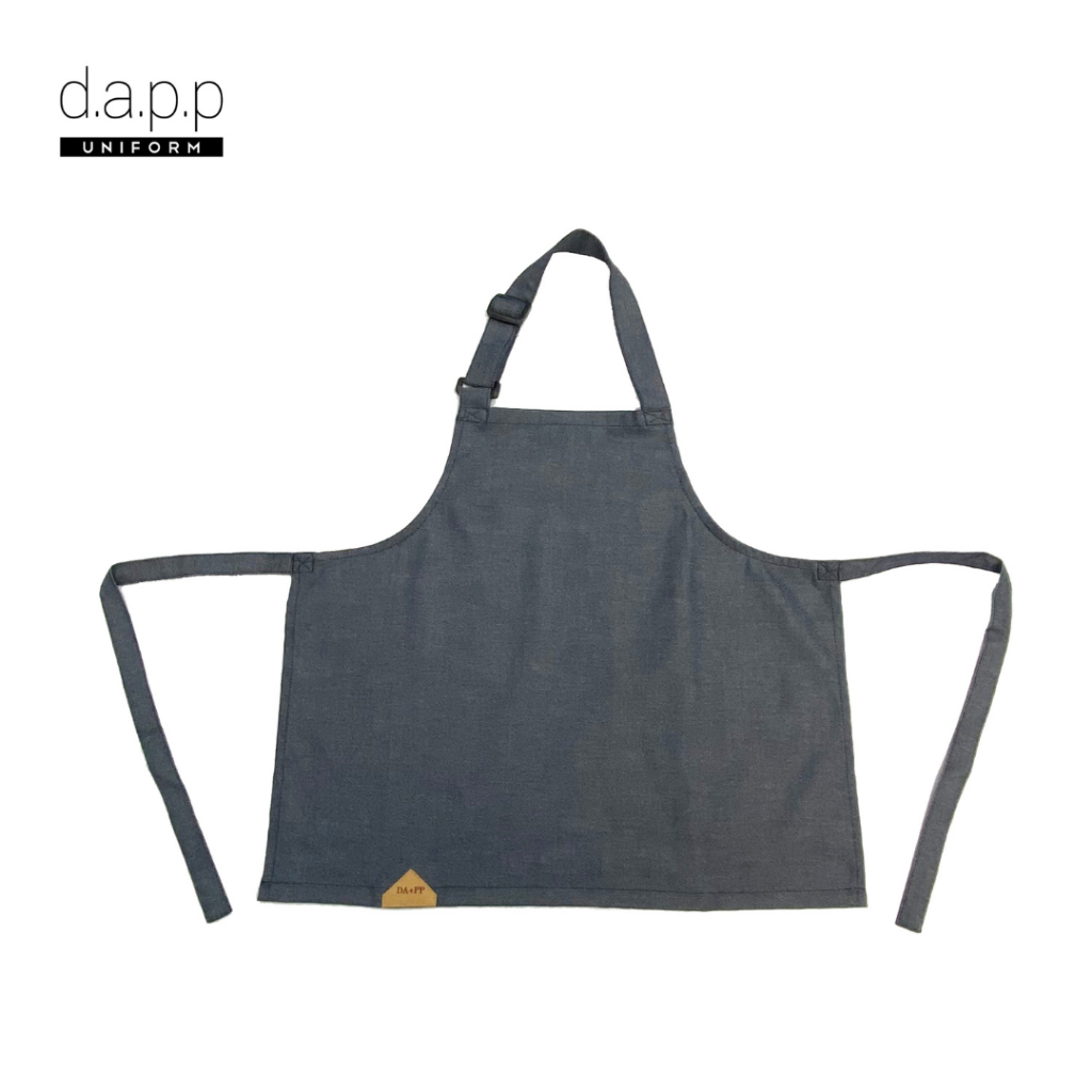 dapp uniform ผ้ากันเปื้อน เด็ก เต็มตัว Pop Kids Denim Aprons สียีนส์น้ำเงิน (APND1119DPS)