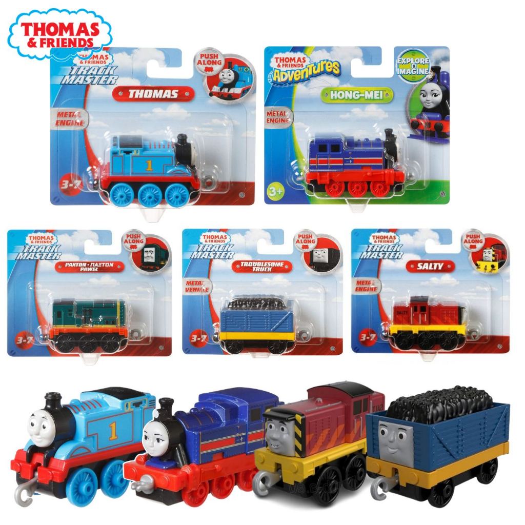 รถไฟโทมัส Thomas&Friends หัวรถไฟโทมัส ลิขสิทธิ์แท้100% GCK93 # TrackMaster Push Along Metal Engine Set