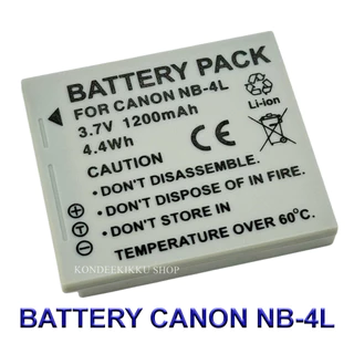NB-4L / NB4L Battery and Charger For Canon IXUS 30,40,50,55,60,65,70,75,80,100,110,300,SD400,SD600,SD750,SD780,SD1000
