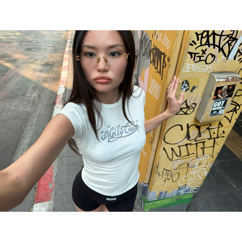 Molly Kelly baby tee🕯️