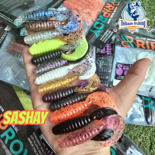 เหยื่อยาง RipRoy รุ่น SASHAY GRUB ขนาด6.5 ซม.น้ำหนัก3.9 กรัม…