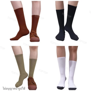 ถุงเท้านักเรียน 12คู่ และ แบบ 6คู่ ถุงเท้า พร้อมส่ง ถุงเท้าข้อยาว ใส่ได้ทั้ง ชาย/หญิง Freesize 36-45
