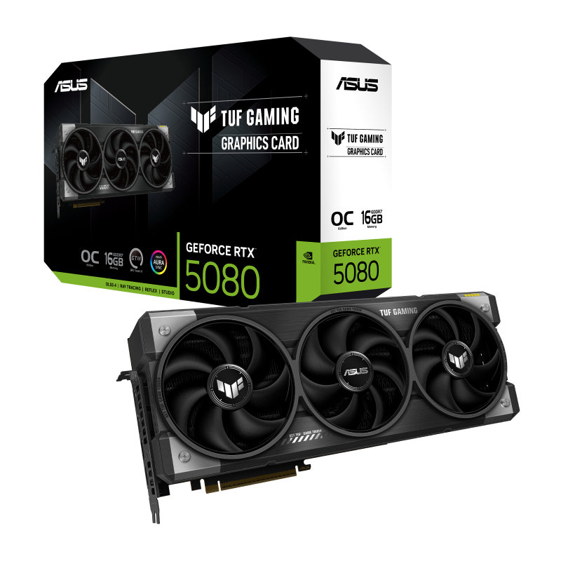 ASUS GEFORCE RTX 5080 TUF O16G GAMING GDDR7 256bit (3Y) CR6-001600