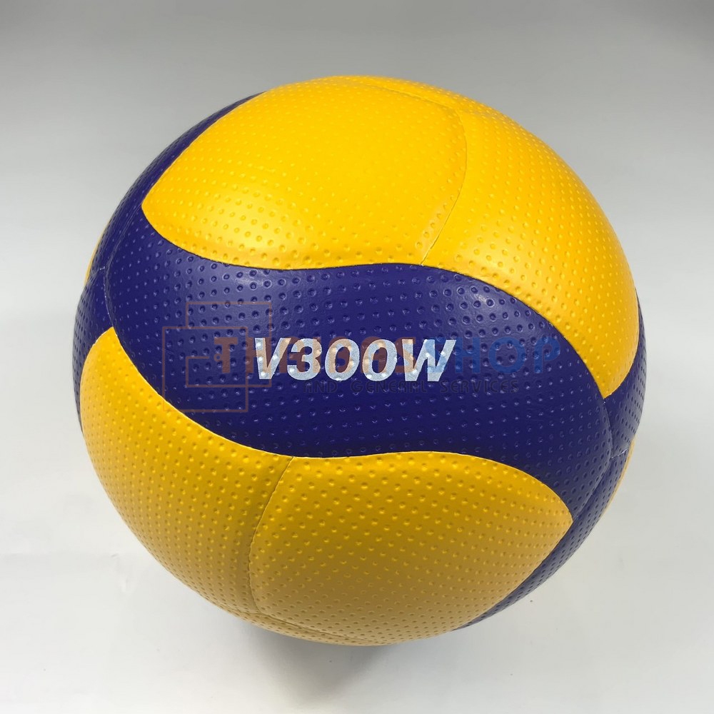 (ของแท้ 100%) วอลเลย์บอล Mikasa V300W ลูกวอลเลย์บอล หนังอัดพียู(PU) นุ่มพิเศษ มีมอก. รุ่นใหม่