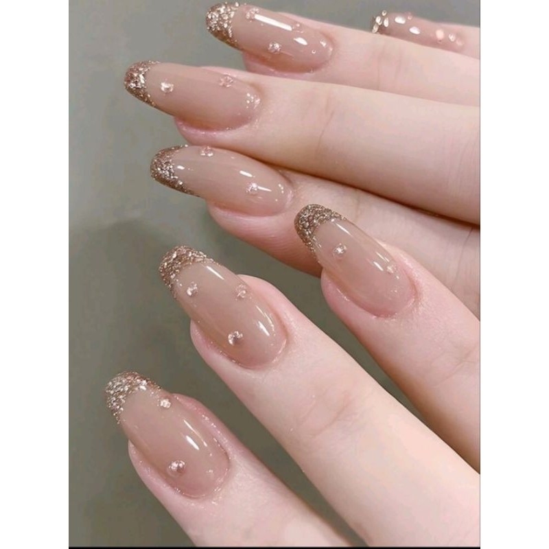 พร้อมส่ง💯 เล็บเจลสำเร็จรูป เล็บปลอมสำเร็จรูป เล็บปลอม24ชิ้น💥💥