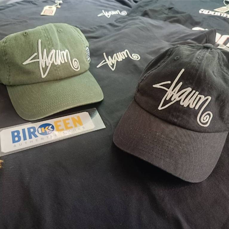 BIR2KEEN : S/DOUBLE S-Double Shawn Script Strapback Cap  หมวก ของแท้ มือหนึ่ง พร้อมจัดส่งในไทย