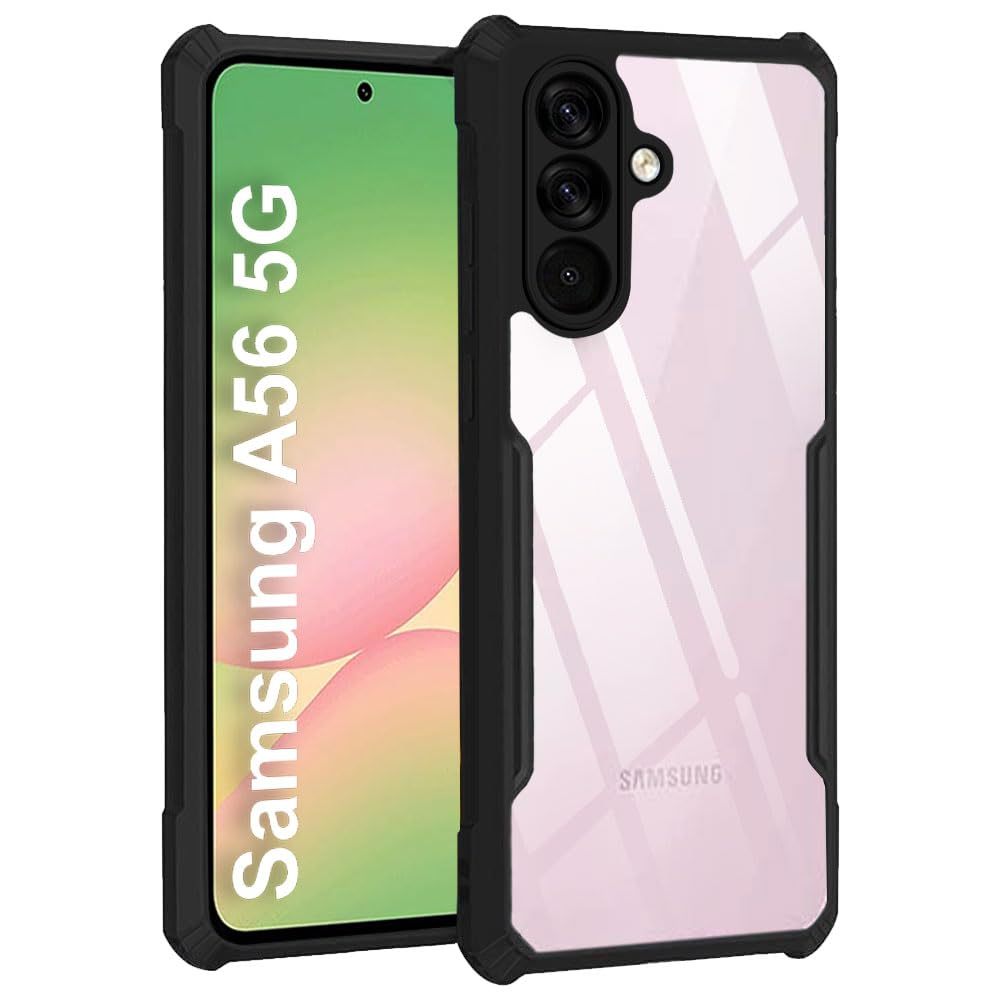 เคสกันกระแทก Samsung Galaxy A56 5G ใสขอบดำคลุมกันเลนส์กล้อง