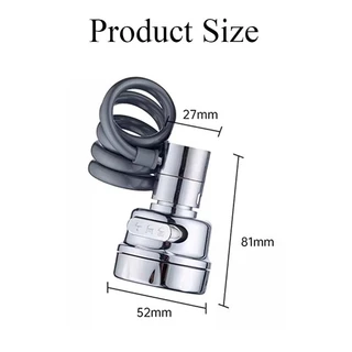 🏠 Universal Faucet Kitchen 3 Mode Gadgets Faucet 360° หมุนกรองขยายหลอดฝักบัวประหยัดน้ําแตะอุปกรณ์ครัว