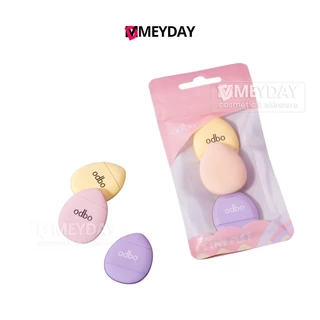 (OD8063) odbo โอดีบีโอ TINYPUFF ชุดพัฟจิ๋วสวมนิ้ว 3 ชิ้น 3 สี