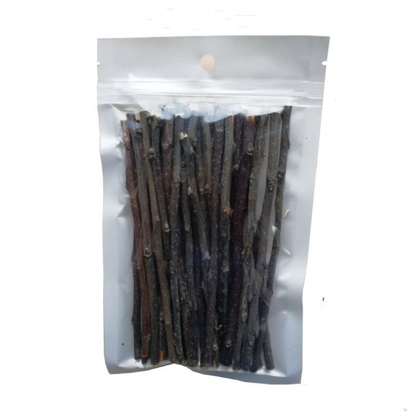 ไม้แอปเปิ้ล 50g สัตว์ถือง่าย ไม้ลับฟัน สำหรับแฮมสเตอร์ ชูการ์ กระรอก