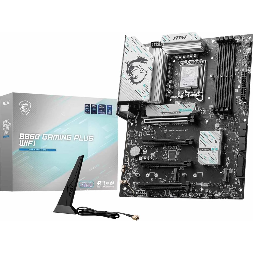 MAINBOARD (เมนบอร์ด) MSI B860 GAMING PLUS WIFI (INTEL SOCKET 1851 DDR5 ATX)