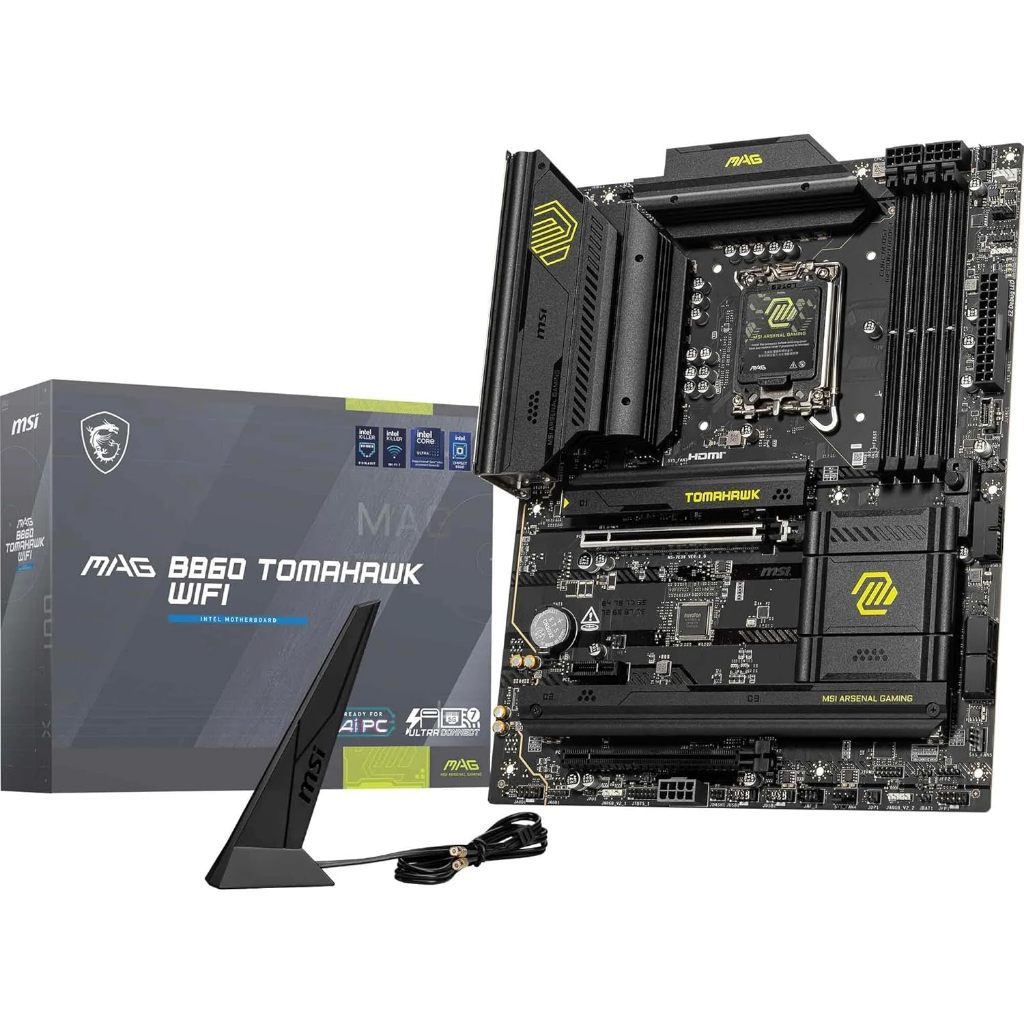 MAINBOARD (เมนบอร์ด) MSI MAG B860 TOMAHAWK WIFI (INTEL SOCKET 1851 DDR5 ATX)