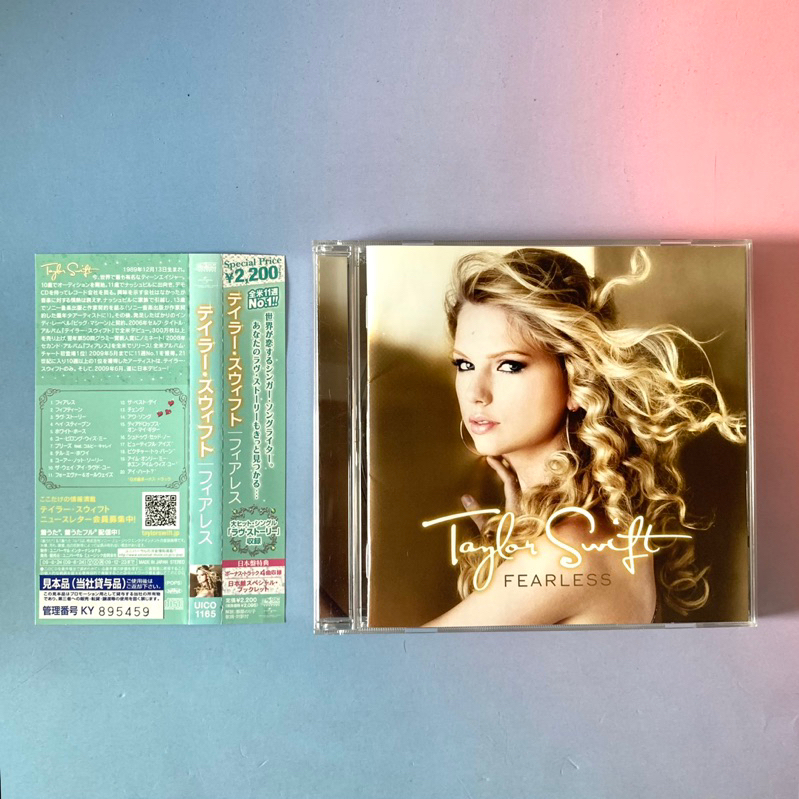 🛒 (พร้อมส่ง) CD ซีดีเพลง: Taylor Swift — Fearless (Japan Bonus Track) [Japan/promo]