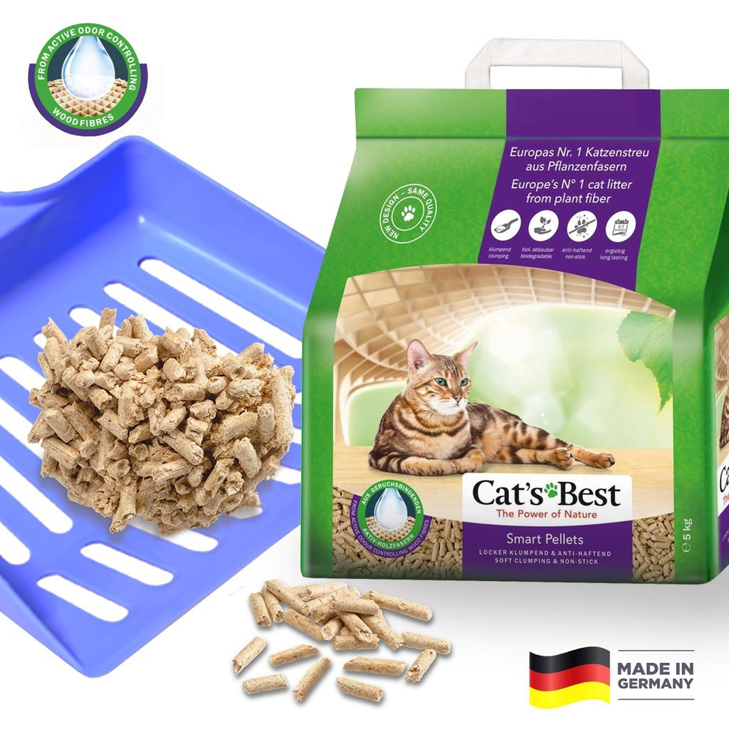 Cat’s Best ทรายแมวเปลือกสน 20 L (10กิโล) ถุงม่วง ทรายแมว ไม่มีฝุ่น ไม่ติดเท้า ราคา ถูกที่สุด ดีลบีเคเค แกลเลอรีภาพที่ 2