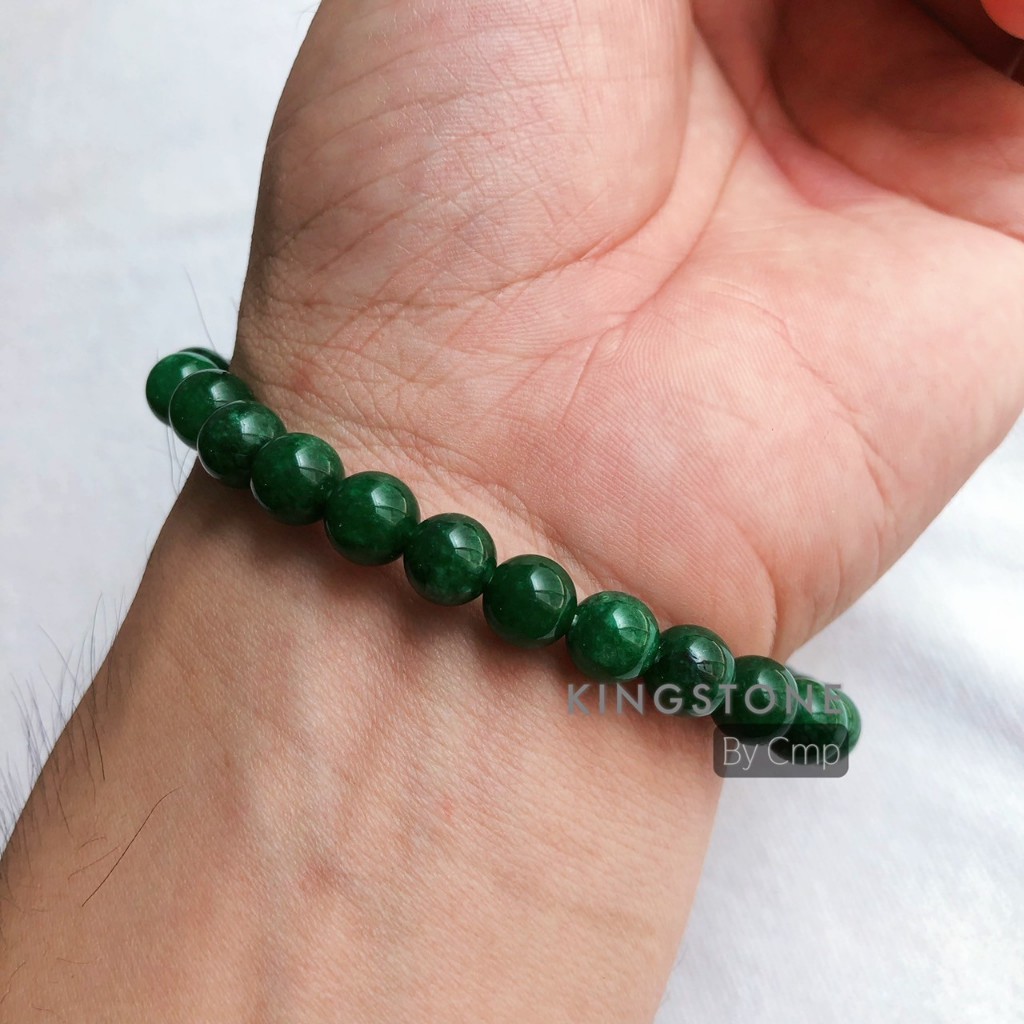 IMPERIAL JADE หยกจักรรพรรดิ์ หรือ หยกอิมพิเรียล ช่วยด้านอุดมสมบูรณ์ ความมั่นคั่ง ความร่ำรวย 6 8 10 12 14 มม.