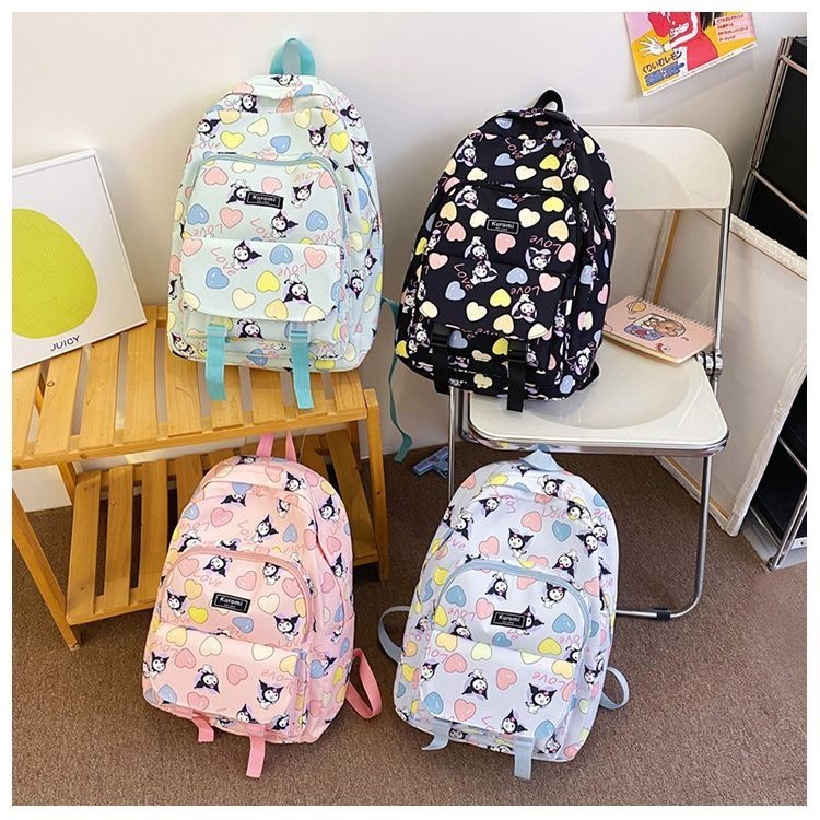 พร้อมส่ง กระเป๋าเป้📒✍️ กระเป๋าเป้สะพายหลัง กระเป๋านักเรียนน้ำหนักเบา ขนาด 16 นิ้ว มี 3 สี น่ารัก เป้เด็กประถม ลายการ์ตูน