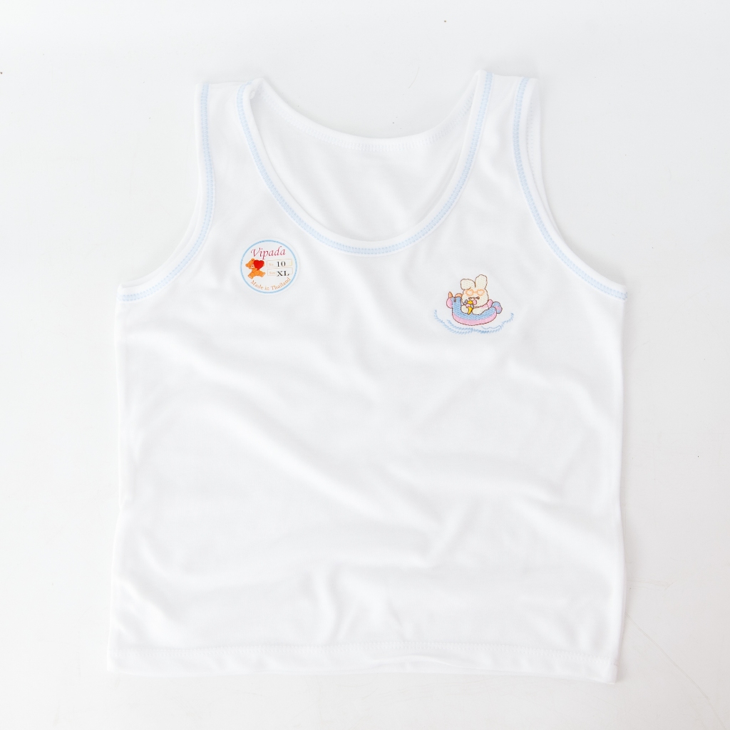 เสื้อกล้ามเด็กหญิงเสื้อซับในเด็กหญิง ปักการ์ตูนน่ารัก แบบยาว ผ้าค็อตตอน 100% ราคาคุ้มค่า - รูปที่ 7