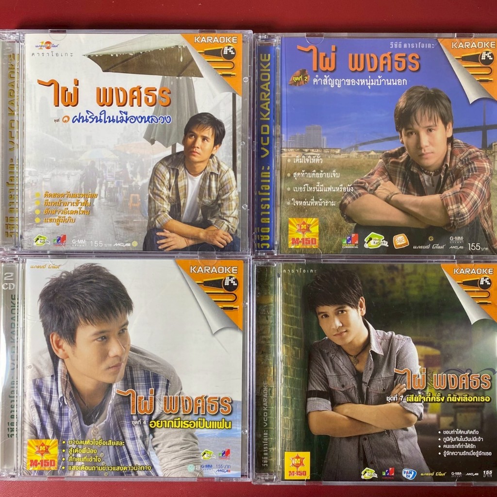 VCD คาราโอเกะ ไผ่ พงศธร : ฝนรินในเมืองหลวง / คำสัญญาของหนุ่มบ้านนอก / อยากมีเธอเป็นแฟน / เสียใจกี่คร