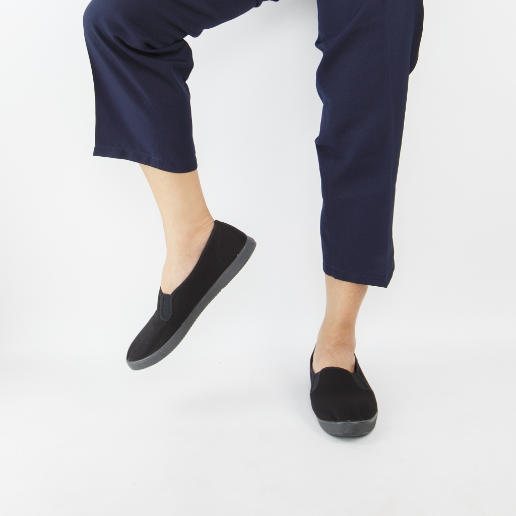 รองเท้าผ้าใบรองเท้ากังฟูไซส์ผู้ชายยี่ห้อ Buddy Canvas Kung Fu Shoes สไตล์จีนดั้งเดิม ใส่สบายทุกก้าว