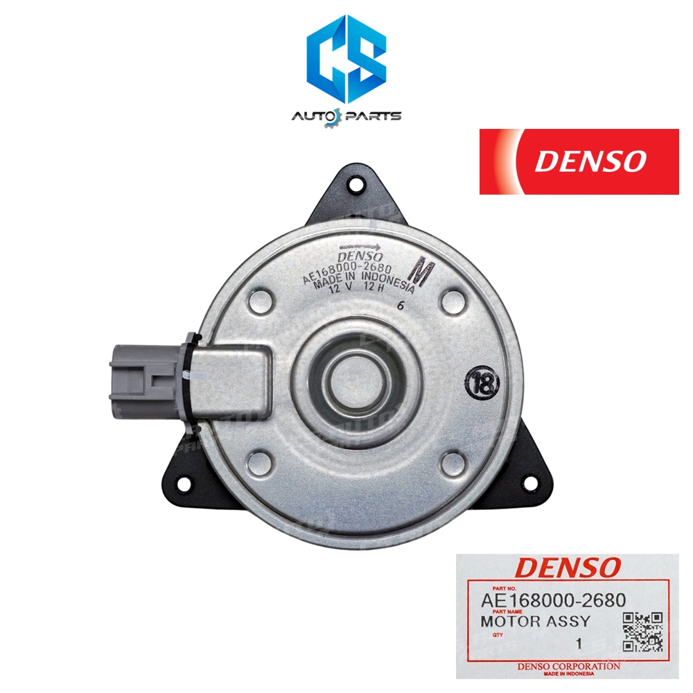 DENSO มอเตอร์พัดลมหม้อน้ำ TOYOTA VIOS ปี02-21,YARIS ปี06-21