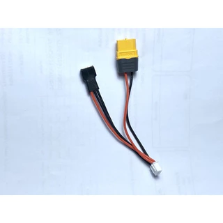 แบตเตอรี่ Lipo/LiHV 2S ปลั๊ก JST PH2.0 สายเดียว สำหรับรถบังคับ 1/24, 1/28 และสายชาร์จบาลานซ์