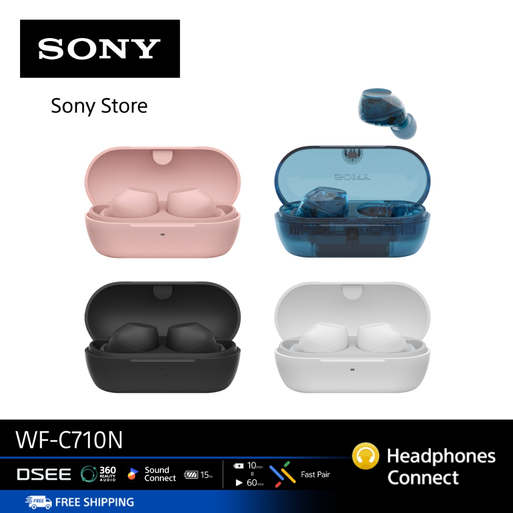 Sony หูฟัง In Ear รุ่น WF-C710N | Wireless Noise Canceling Headphones | Bluetooth® 5.3 | IPX4