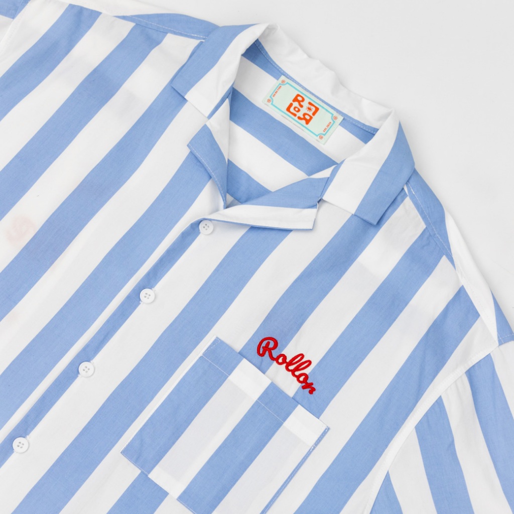 ROLLOR - เสื้อเชิ้ต แขนสั้น Oversize รุ่น ROLL OR DIE SHIRT