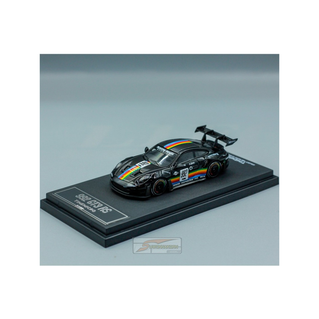 TIME MICRO  1/64 Porsche 911 992 GT3 RS Black Apple