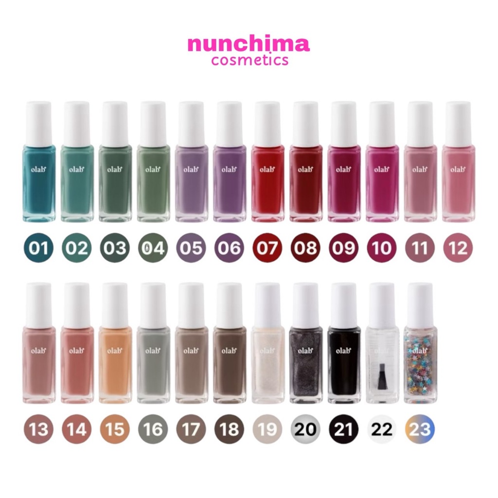 OL001-OL023 ODBO Olab My Mood Gel Nail Polish โอดีบีโอ โอแลบ มาย มูด เจล เนล โพลิช ยาทาเล็บแบบเจล