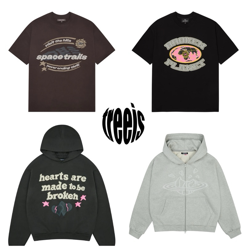 [ลด 20% ทักแชท] เสื้อ Broken Planet T-Shirt Hoodie (ของแท้ 100%)