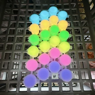 สีเรืองแสง สีอะคริลิคเรืองแสงในที่มืดเมื่อโดนแสงยูวี ทาเครื่องใช้ปูนปั้น ตกแต่งเครื่องประดับต่างๆ diy