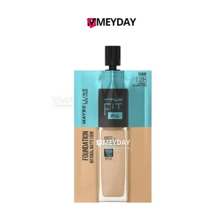 (แบบซอง) รองพื้น เมย์เบลลีน ฟิต มี แมท แอนด์ พอร์เลส ฟาวเดชั่น MAYBELLINE Fit Me matte+poreless foundation 5 ml