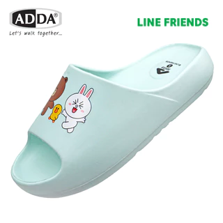 รองเท้าแตะ ADDA รุ่น 58V05W1 (Line Friends) สีพาสเทล สวมง่าย ใส่สบาย (ไซส์ 4-7)