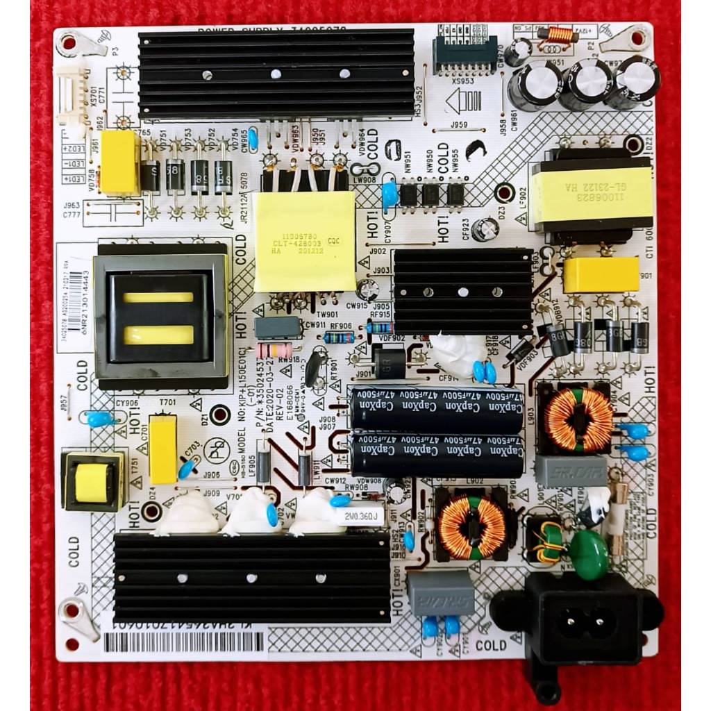 เพาเวอร์ซัพพลายทีวี LG ใช้กับรุ่น 50UN7000PTA , 55UN7000PTA พาสบอร์ด 35024537